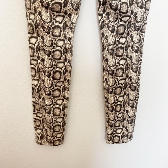 Good American Good Legs Skinny Jeans Snakeskin Print High Waist Stretch Size 4 - Picture 8 of 11